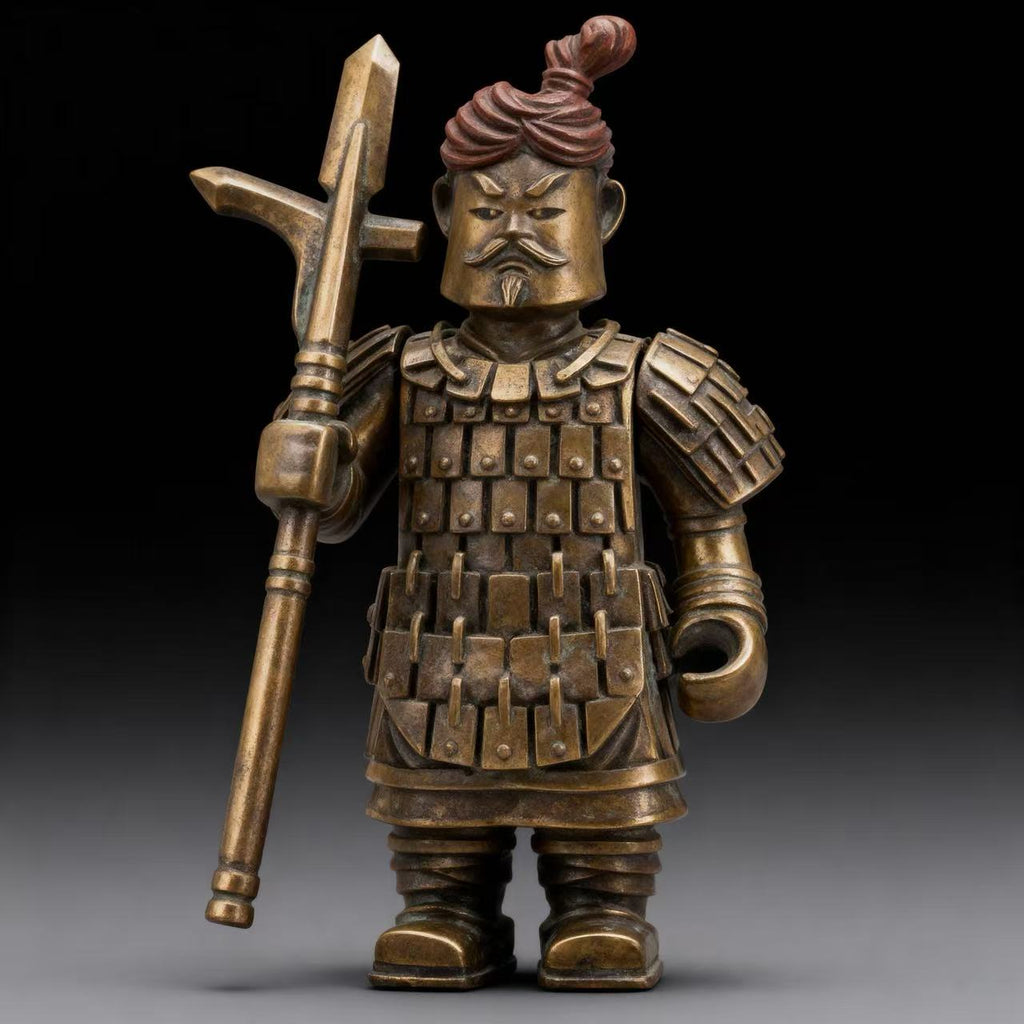 Bronze-Qin-Soldier-Figurine