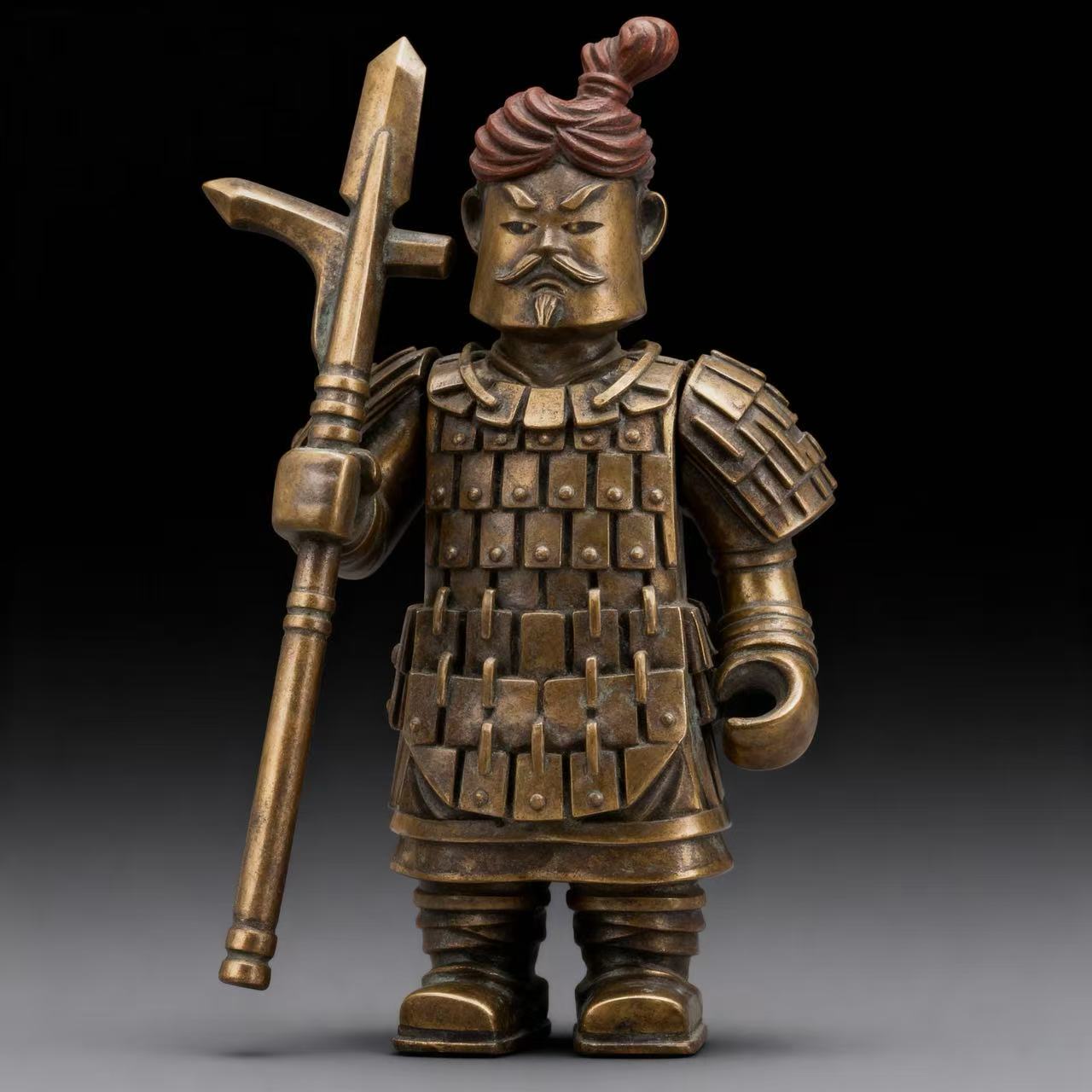 Bronze-Qin-Soldier-Figurine